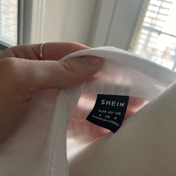 Cute Wrap Tie-Up White Longsleeve Top - Picture 3 of 5